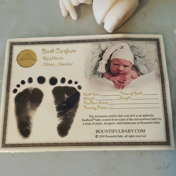 Bountiful baby real born Alma Awake kit - Picture 2 of 4